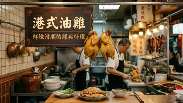 港式油雞｜鮮嫩滑順的經典料理
